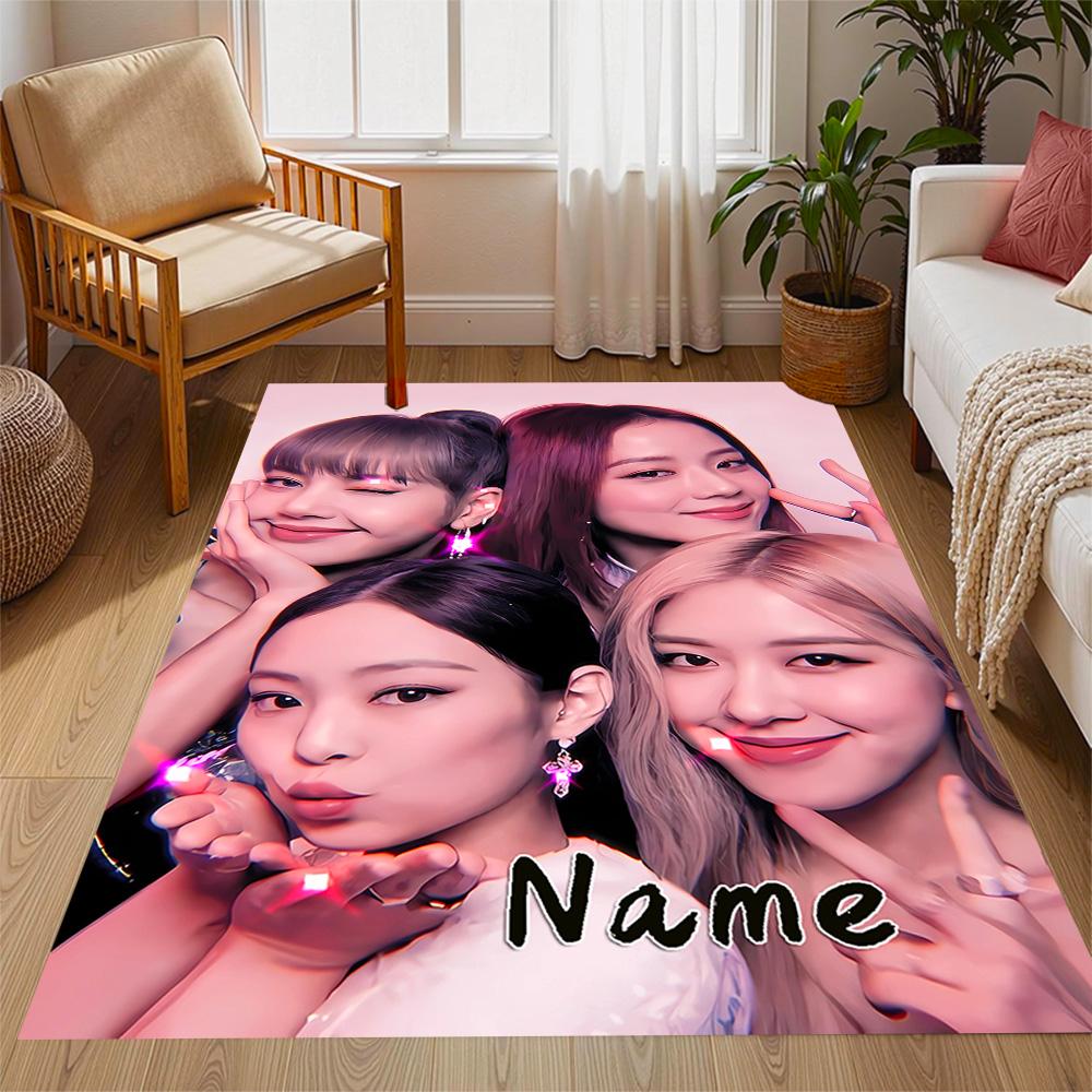Royal Glamour Squad Customizable Name Floor Mat Suitable for Dormitory Hallway Outdoor Game Room Anti-slip Rug Decorate Offices Spiritual Gift