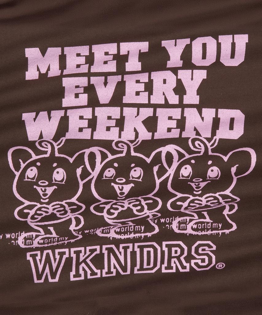 Футболка WKNDRS Weekend (коричневый)