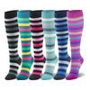 3 Pairs Women's Calf High Compression Socks