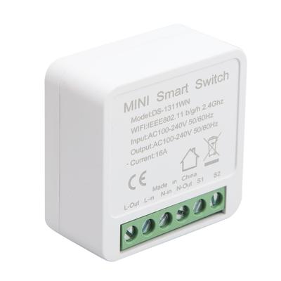 Мини-умный WiFi-переключатель, модуль управления настенным светильником для дома своими руками 16A AC100?240В 5060Гц