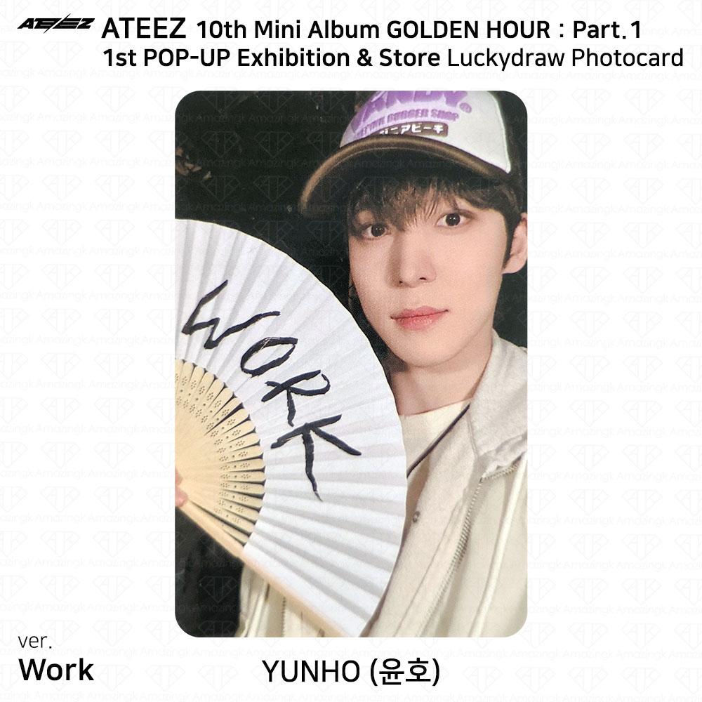 ATEEZ Золотой час Часть 1 Soundwave POP-UP Lucky Draw Фотокарточка