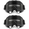 ATV Dirt Bike 2-Pack Motorcycle Motocross Goggles For Men Women MX Riding UTV Helmet Offroad Goggles, UV400 Anti-Scratch Fog Dustproof For Adults