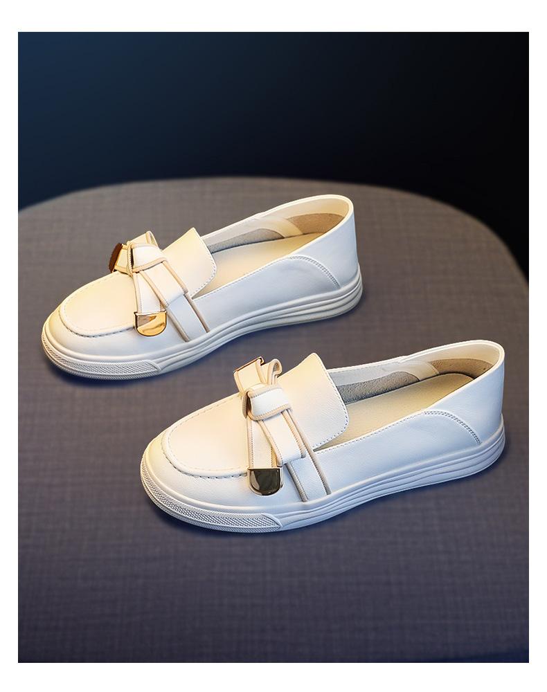 Модные женские повседневные туфли на плоской подошве из мягкой кожи, женские роскошные брендовые мокасины без застежек, женские мягкие мокасины Zapatos De Mujer 2024