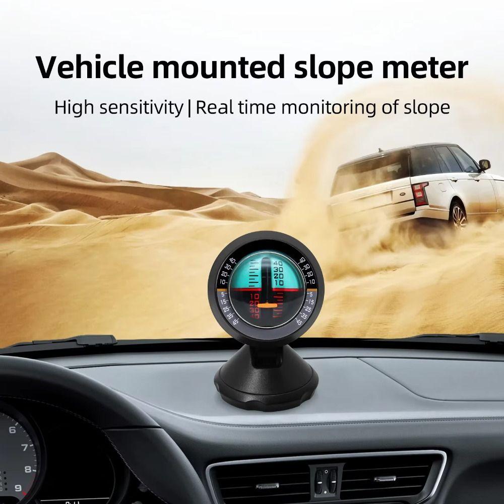 Multifunction Slope Meter Digital Vehicle Compass Inclinometer Auto Universal Compass Automotive