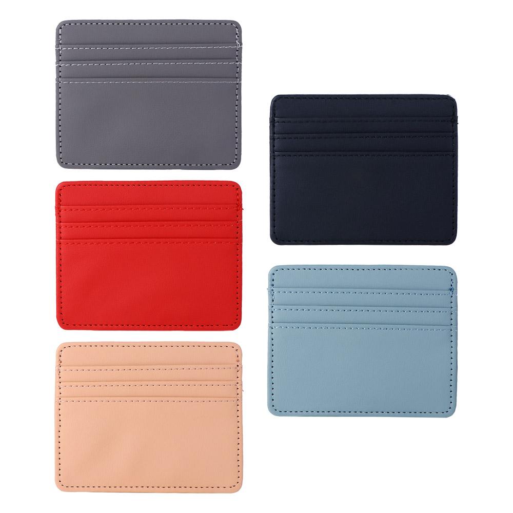 Card Credit Card ID Card Slim Billfold Short Purse Multi Slot Card Holder Women Men Short Wallet