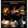 Gritin 2026 Gen 2 Book Light for Reading- 30 Eye Caring Full Spectrum LED | 5 Colors & 5 Brightness, Adjustable Wide/Narrow Beam, Upgrade 1500mAh