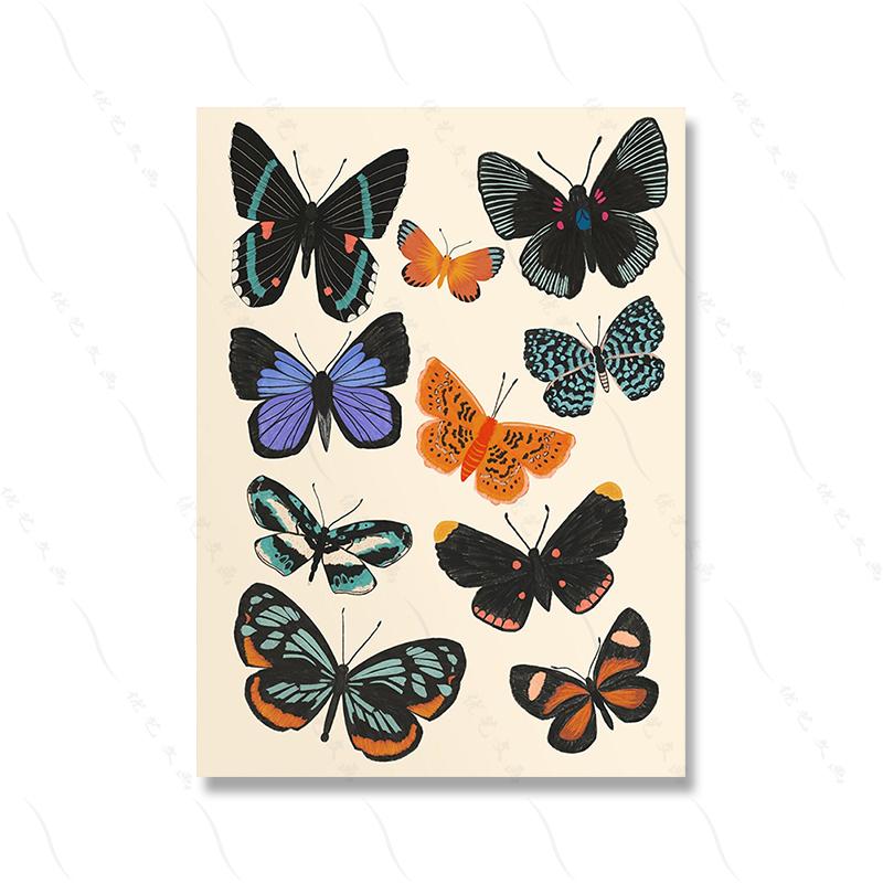 Do it for Your Future Print Positive Words Quotes Wall Art Colorful Butterfly Bug Poster Nature Home Office Decor Friend Gifts