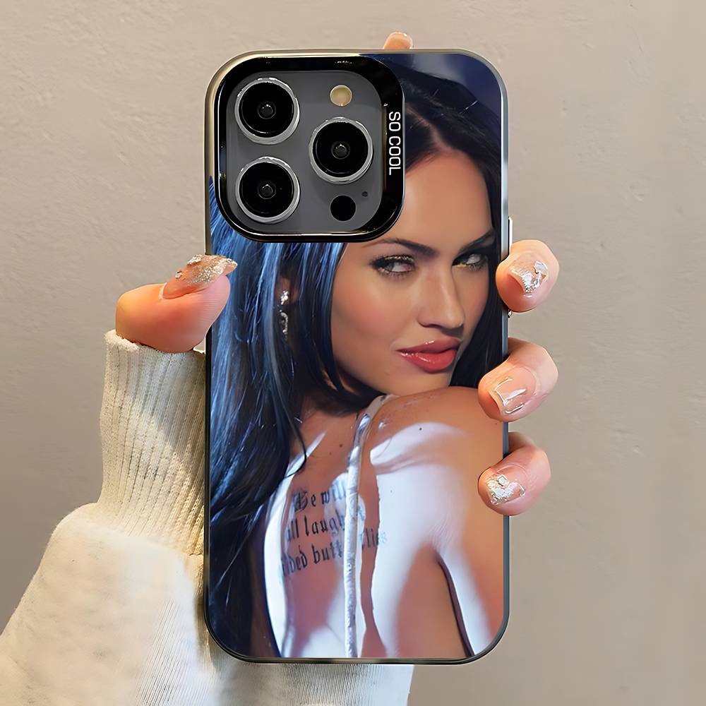 Megan Fox Jennifers Body Phone Case For iPhone 16,15,14,13,12,11,Pro,Max,Plus,Mini,SE Anti Fall Black Matte Hard Bumper