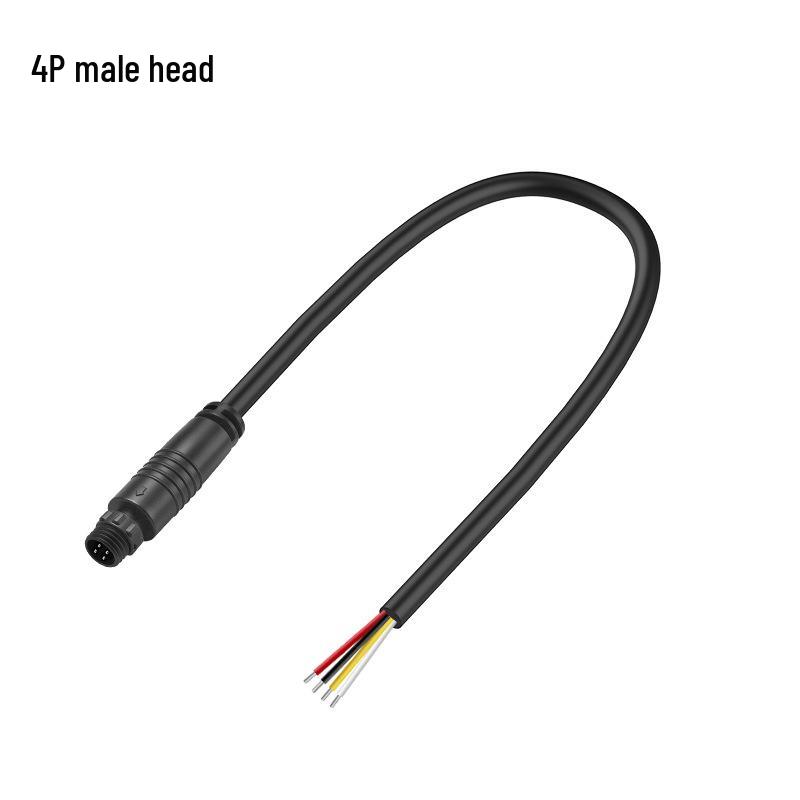M8 IP67 Waterproof Aviation Plug Connector 24AWG Sensor Power Cable for Electric Motorcycle/Car