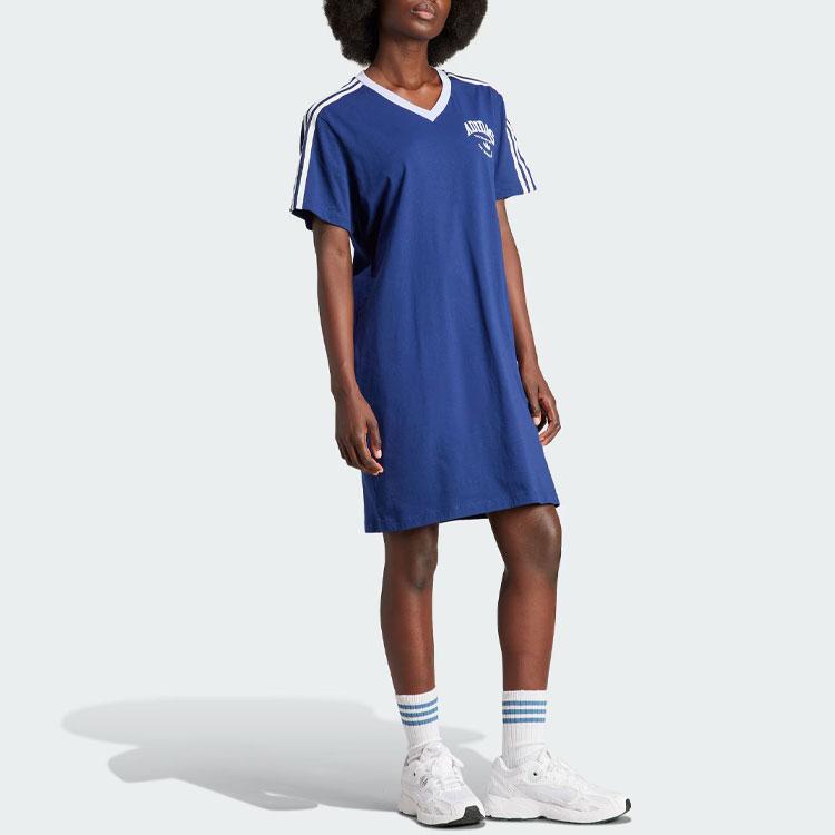 adidas Футболка Originals Vrct Graphic Tee Dress Women Dresses Dark-Blue IT9853