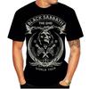 Новая футболка с 3D-принтом Ozzy Osbourne из Rock Band Топ Мужская Женская Мода Спорт Большой размер Топы Футболки Летняя Футболка Детская Одежда Футболка