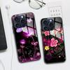 Закаленное Стекло Чехол для iPhone 15 15Pro Max Plus Задняя Крышка Жесткий Бампер Защитные Fundas для iPhone 14 Pro 14 Plus 14Pro Max