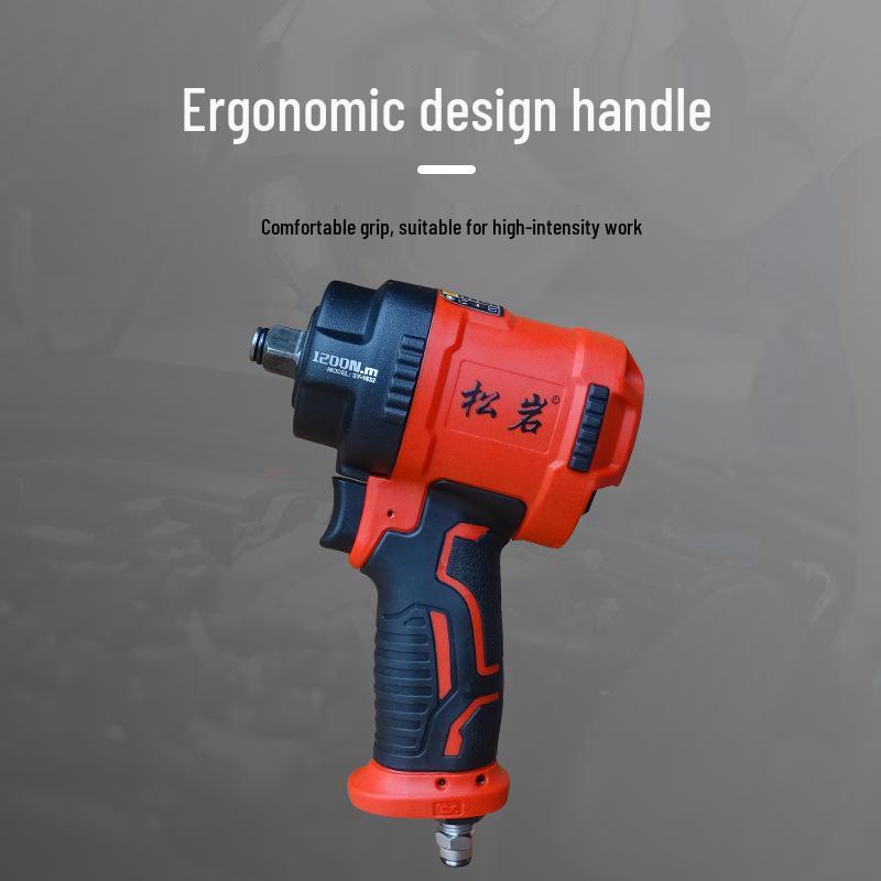 Songyan 1632 1/2" Pneumatic Impact Wrench for Auto Repair & Tire Removal with Torque Control