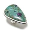 Ruby In Fuchsite  Handmade 925 Sterling Silver Gift Ring Size 10 A0c61