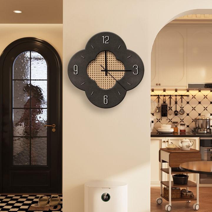 Настенные часы в стиле французского мид-сенчури, часы для гостиной, высококачественная ретро-декоративная картина, новые бесшумные часы, картина для ресторана