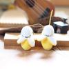 Cute Cute Skinned Little Banana Pendant Plush Toy Doll Bag Hanging Keychain Rag Doll Doll Doll