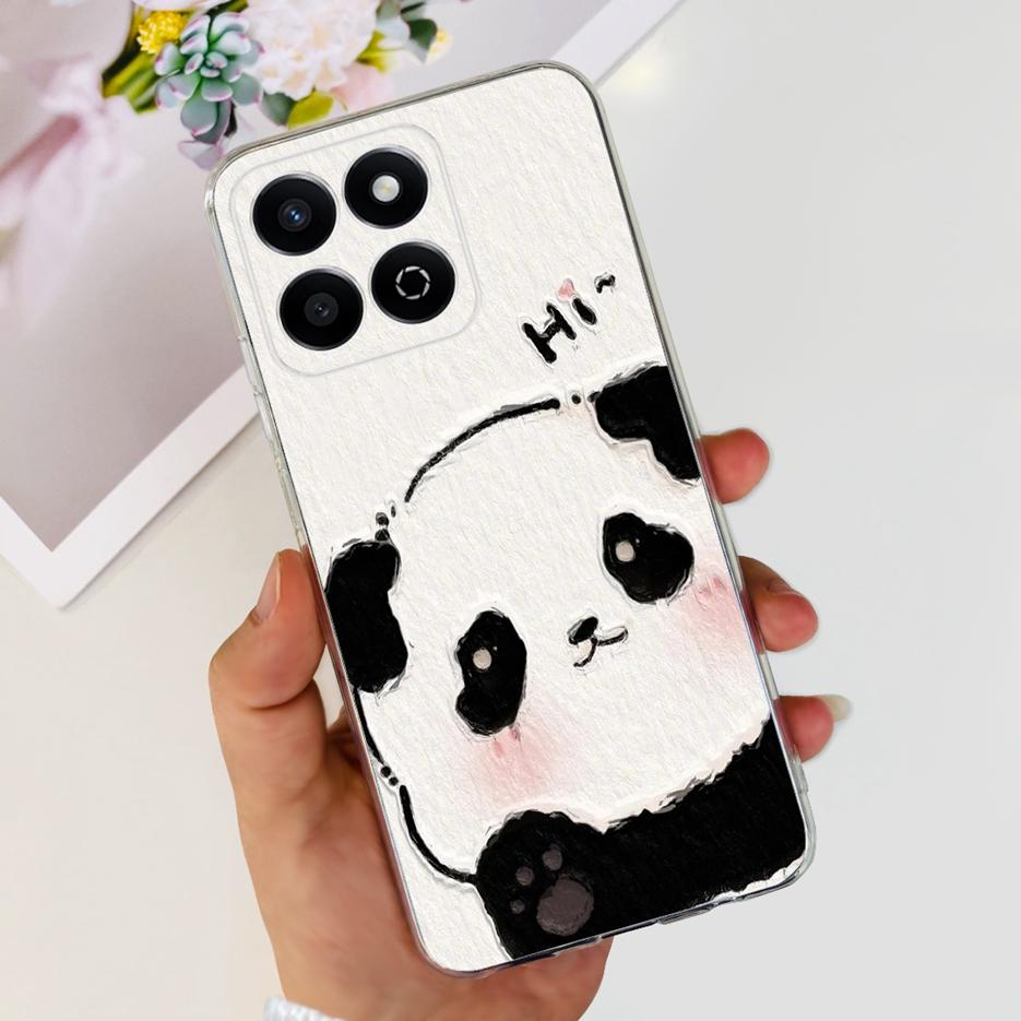 For Honor X7C 5G Case ALT-NX1 Cute Panda Cartoon Painted Cover Soft Slim Phone Case For Honor X7C X 7c HonorX7C 4G Fundas Bumper