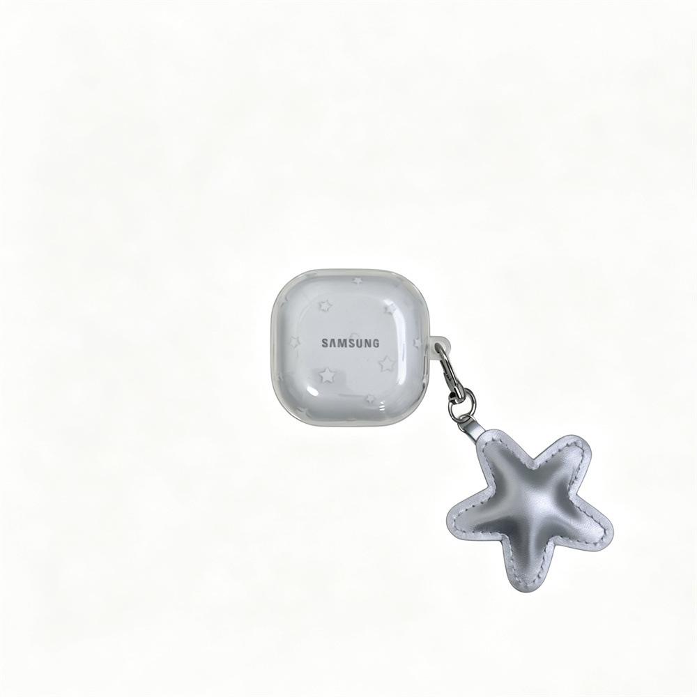 Белый чехол-звезда высокой прозрачности для наушников Samsung SamsungBuds1PRO/1pro с персонализированным подвесом, чехол 1 FE.