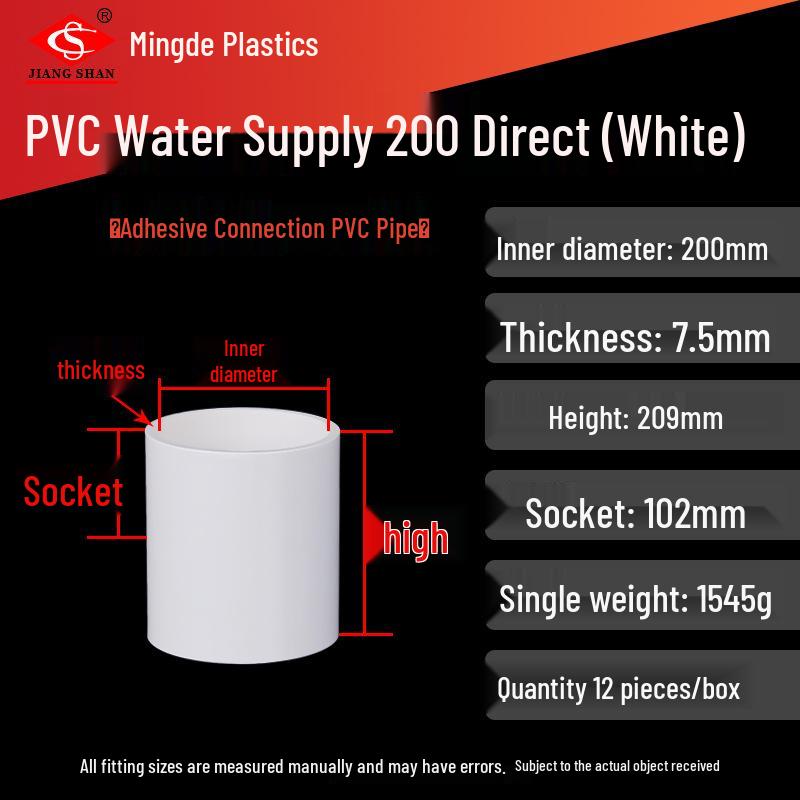 ПВХ Двусторонний Прямой Хомут для Фитингов Водоснабжения