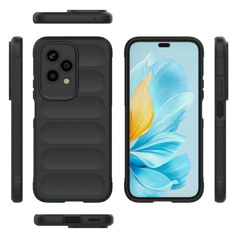 Для Huawei Honor 200 Lite 5G задняя крышка телефона чехол мягкий жидкий силикон противоударный защитный чехол Funda Coque