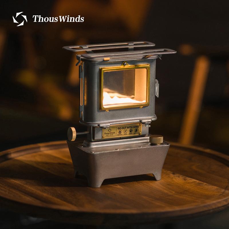 Thous Winds Масляная лампа-печка Firedance Портативная уличная ретро-фонарь для кемпинга Световые индикаторы Эмоции Горелка-печка Туристические принадлежности