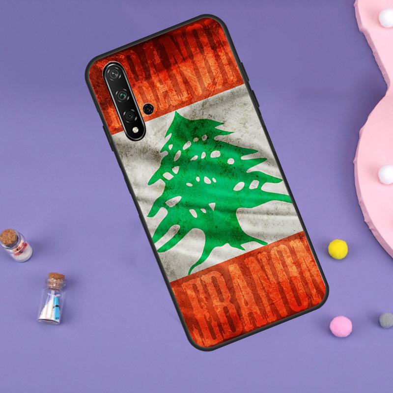 Lebanon Flag Map Case For Huawei Nova 10 9 SE 11 Pro 11i 8i 7i 3i Y60 Y61 Y70 Y90 Y91 P20 P40 P30 Lite Cover