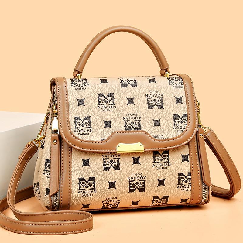 Большая вместительная ретро-сумка премиум-класса через плечо на одно плечо, маленькая квадратная сумка, универсальная сумка в корейском стиле среднего возраста