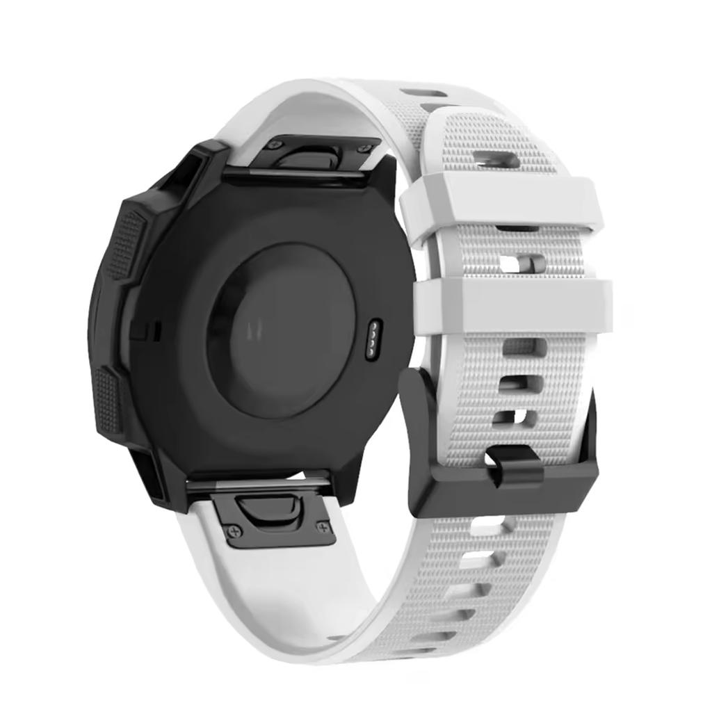 Силиконовый ремешок QuickFit 20 мм 22 мм 26 мм для часов Garmin Fenix 5 5S 5X Plus 6 6S 6X Pro 7 7S 7X Pro Fenix 8 43 47 51 мм