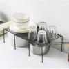 Iron Kitchen Storage Rack Closet Shelf Dish Drying Rack Spice Jars Holder Seasoning Bottles Shelves Spice Rack Kitchen Organizer