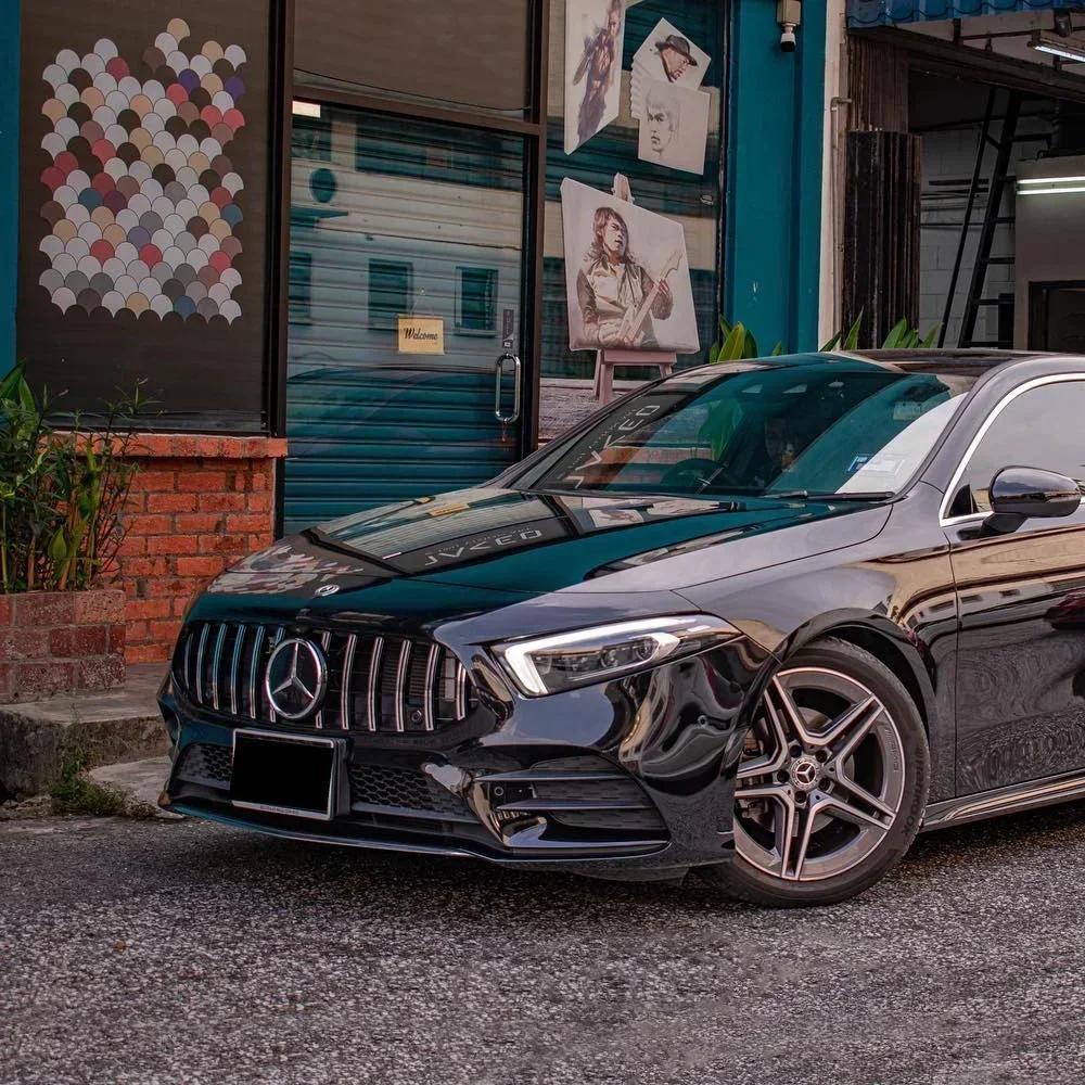 Автомобильная наклейка 2025 Горячая новинка 2025 Для Mercedes Benz Хромированный Серебристый ABS Решетка радиатора автомобиля Звезда Эмблема Подсвечиваемый логотип Для Mercedes Ben