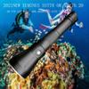 Фонарик SST70 P70 26650 Аккумулятор 4000 люмен Яркий свет Фонарик для дайвинга