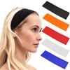 Summer Fashion Sports Headband Wide Elastic Yoga Hair Bands Fitness Running Headwear Women Girls Makeup Hairband Sweatband