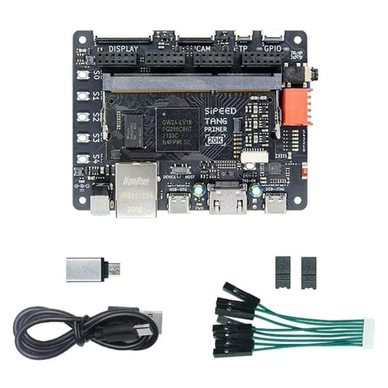 Высокопроизводительная макетная плата Primer 20K FPGA с памятью BSRAM и встроенным LVDS - USB-JTAG и UART Ethernet-