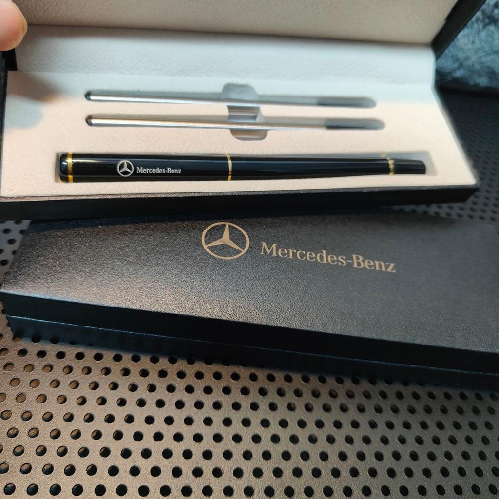 UOHOY1 2025 Hot Luxury Metal Ballpoint Pens Carry with Signature Roller Pen For Mercedes Benz AMG W206 W204 W205 W212 W213 W221 W222 W2