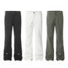 Street Tide Desiring Zipper Legs Американские рабочие брюки Модный бренд Прямые трубчатые утягивающие рабочие брюки