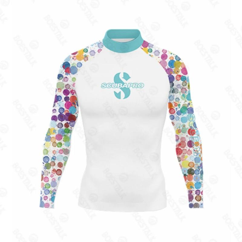 Long Sleeve Rash Guard Set UPF 50 Sun Protection Swimwear Surfing Beach Vacation Conservative UV Cover Up