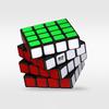 Логические G4 Magic Cube 4x4 Наклейка Извилистая головоломка Соревнование Скоростной куб Черный
