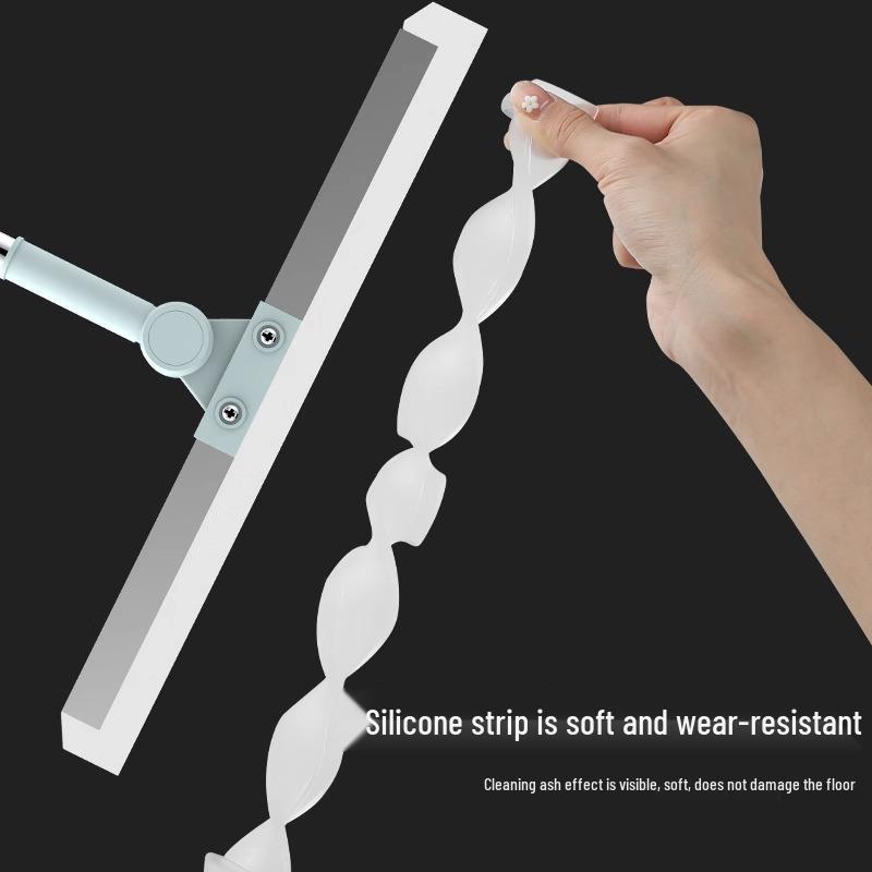 Волшебная силиконовая швабра двойного назначения: Влажная уборка для полов ванной и туалета