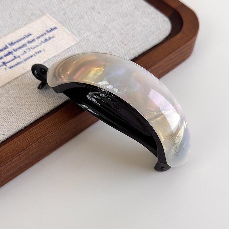 Ацетатная заколка-банан, заколка-твист, корейская новая заколка для хвостика, простая большая нескользящая заколка для волос, головной убор, аксессуары для волос для девочек и женщин