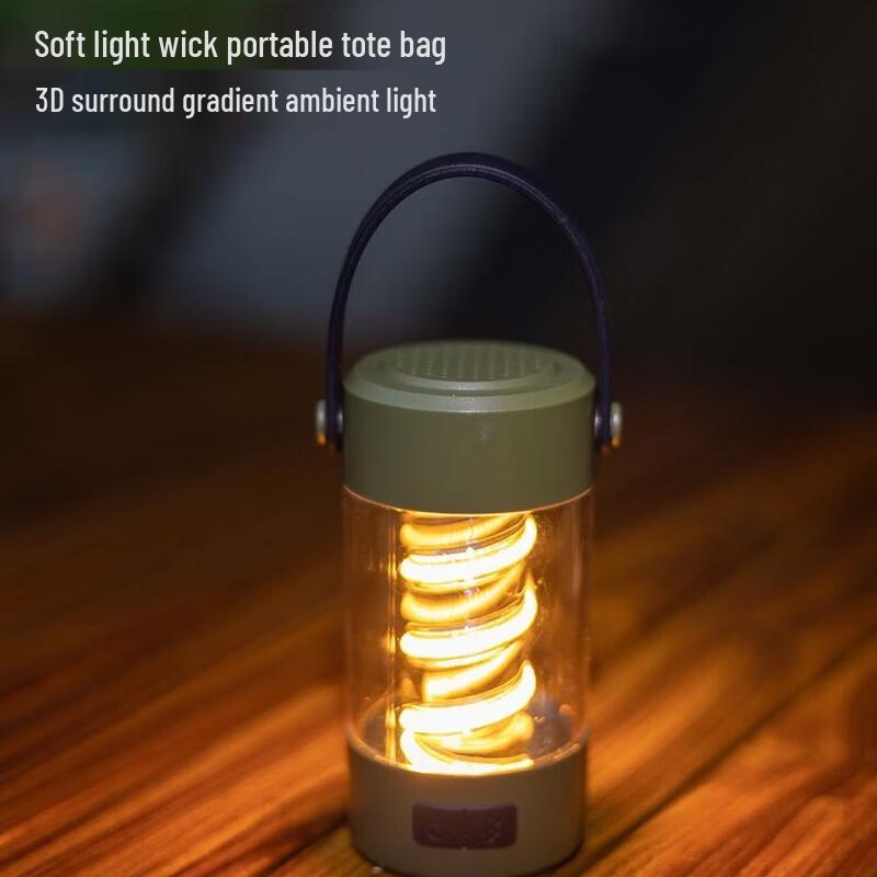 HJS086 Портативная уличная Bluetooth-колонка и кемпинговый фонарь