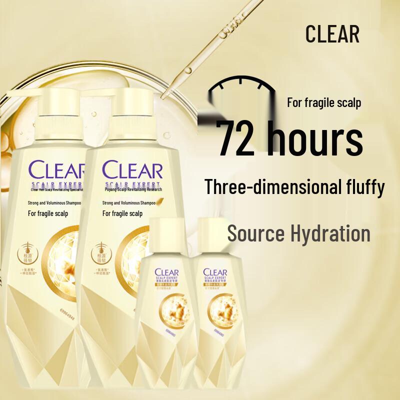 Clear Scalp Care Anti-Dandruff Shampoo for Strong & Voluminous Hair