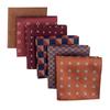 Men's 2025 Fashion Pocket Square - Floral, Plaid, Polka Dot Polyester Handkerchief