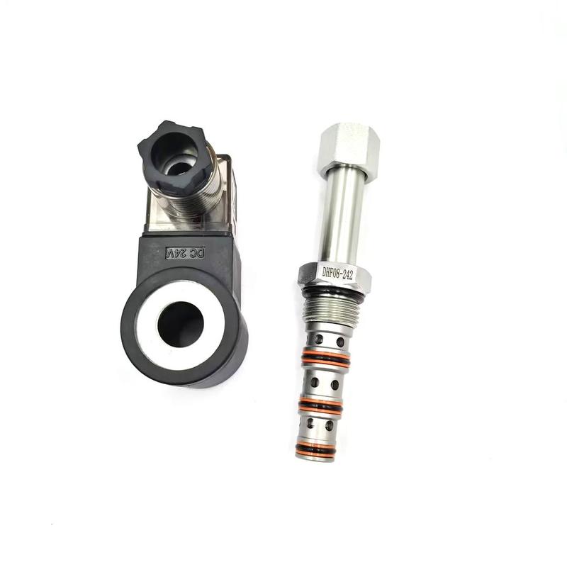 DHF08-242 2-Position 4-Way Solenoid Valve FlyingBull | Hydraulic Threaded Cartridge Valve