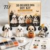 Jewelry Making Supplies for Group Activity 3D Halloween Dog DIY Art Set, Beaded Puppy Craft Kit, Cute Handmade Gift Pet Lovers Animal Kit Beginners