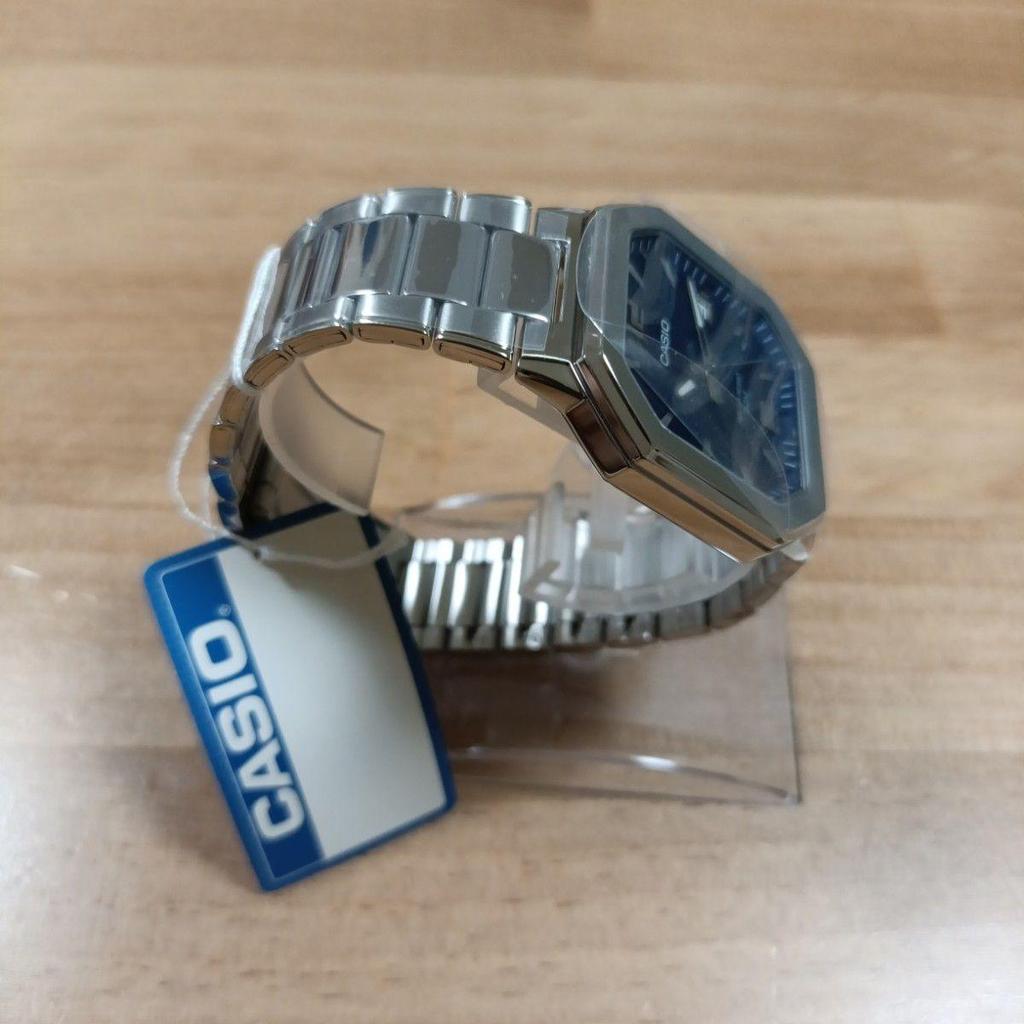 Б/у Мужские часы CASIO Standard MTP-B185D-2A с синим циферблатом