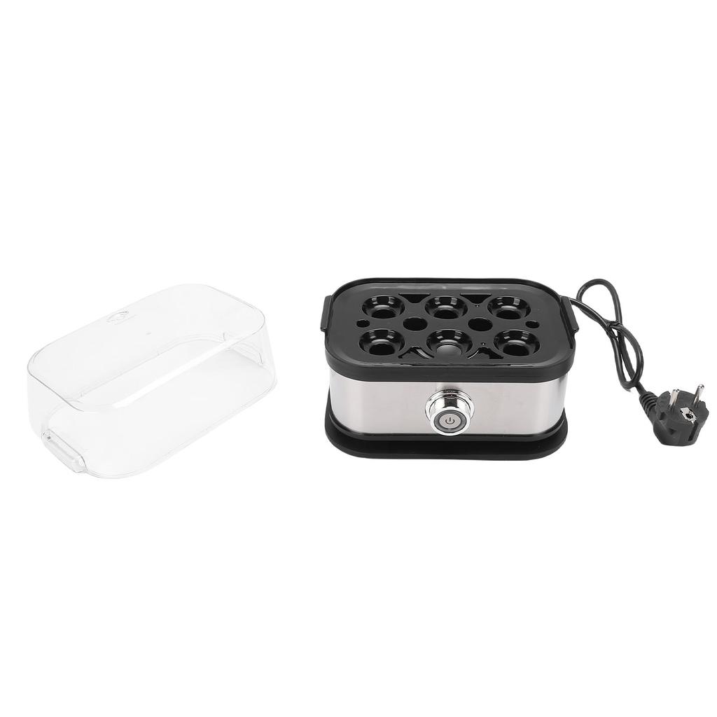 Яйцеварка 200 Вт Вместимость 6 яиц Нержавеющая сталь Портативная Умная Машина для приготовления вареных яиц для дома, общежития