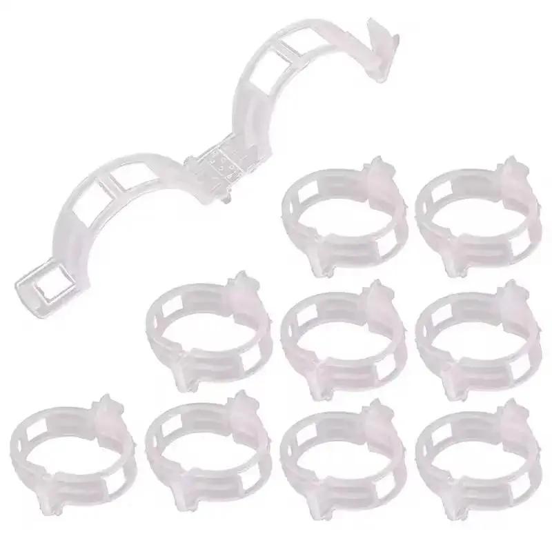 50/100 Pieces Of Plant Clips Support Reusable Plastic Connection Fixing Vines Protection Grafting Fixing Tools Home Supplies