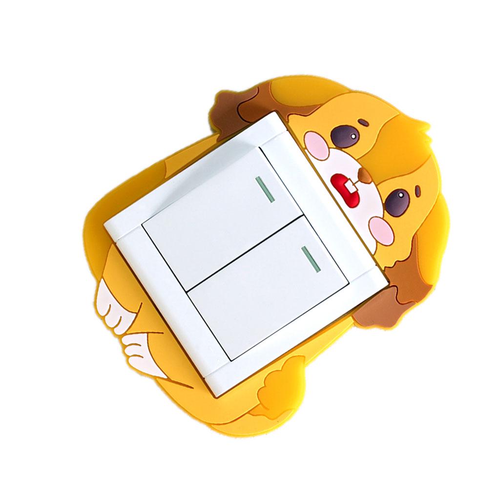 Бесклеевая светящаяся наклейка на выключатель света, защитная наклейка на розетку, бесклеевая светящаяся наклейка на моющуюся стену, антипригарная наклейка