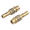 19Pcs MIG/MAG Welding Contact Tips 0.8mm M6 Gas Nozzle Tips Holder Replacement for Binzel 15AK