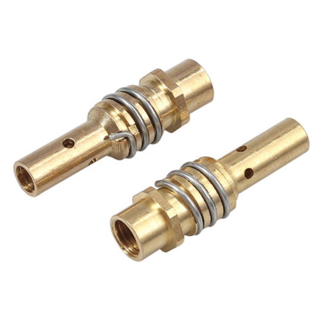 19Pcs MIG MAG Welding Contact Tips 0.8mm M6 Gas Nozzle Tips Holder Replacement for Binzel 15AK Torch Welding